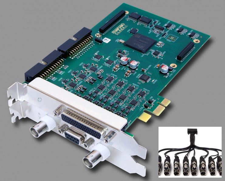 Clara A+ XLR - Analog I/O PCI-e card, 8 Analog I/O,  24 bit 192KHz