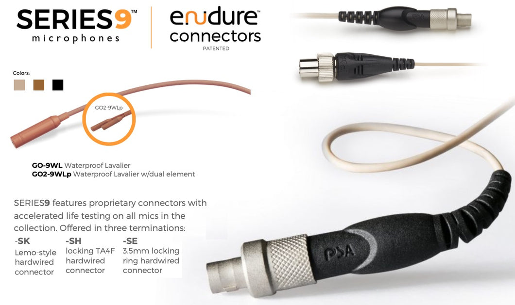 Dual Element Waterproof Lavalier Microphone