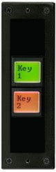 EB-42-RVB - IP Control Buddy - 2 button (LCD) control panel. Vertical installation