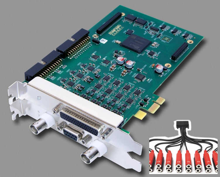 Clara A+ TRS - Analog I/O PCI-e card, 8 Analog I/O,  24 bit 192KHz