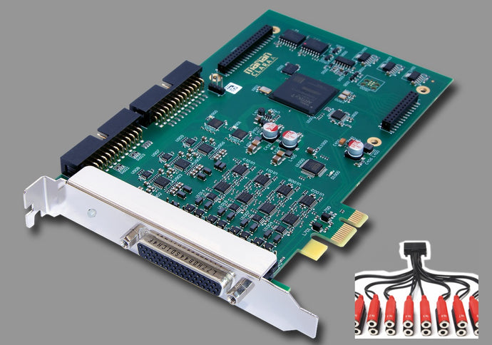 Clara A TRS - Analog I/O PCI-e card, 8 Analog I/O,  24 bit 192KHz