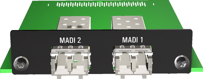 Flexiverter AUX-MADI-SFP-DUAL - 64x64 ch. MADI@96Khz I/O (only for use with FLX-DANTE/SRC base)