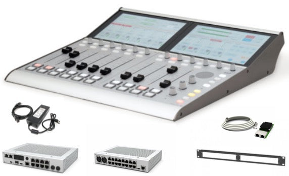 SX2 10-Fader Bundle (Desktop) + Dante 64x64