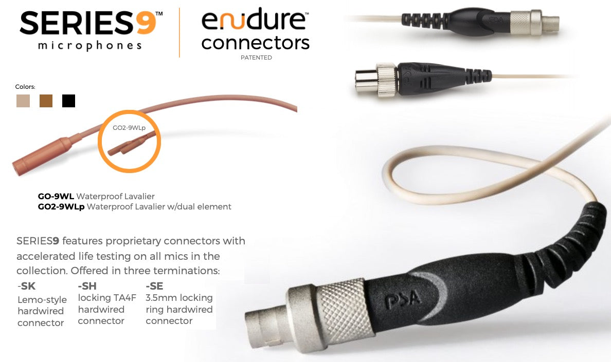 Waterproof Lavalier Microphone GO-9WL-SK-BL | Qvest Store Australia