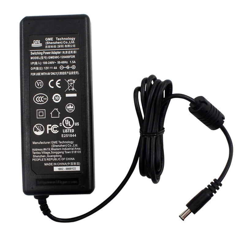 POWER ADAPTER 12VDC 4A