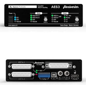 Flexiverter FLX-AES3 Base device - 16x16 ch. AES/EBU I/O up to 192Khz