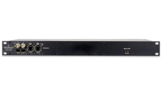 Charon 8R1 - Rack Mount 8 Channel Dante/SDI embedder de-embedder with 1 module