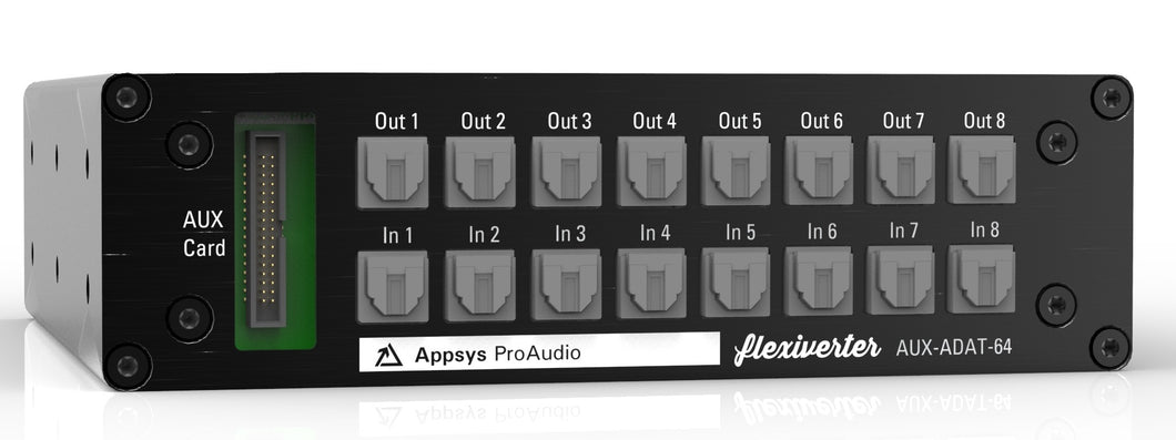 Flexiverter AUX-ADAT-64 - 64x64 ch. ADAT I/O up to 96Khz