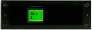 EB-41-RH - IP Control Buddy - 1 button (LCD) control panel. Horizontal installation