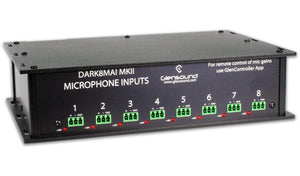 DARK8MAIP MKII - 8 Input Mic Amp for Dante/ AES67 Phoenix