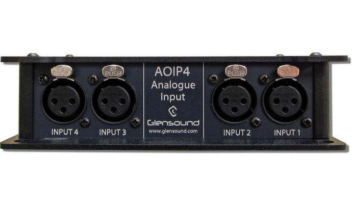 AoIP-4I - 4x analogue inputs via a Dante interface on CAT5