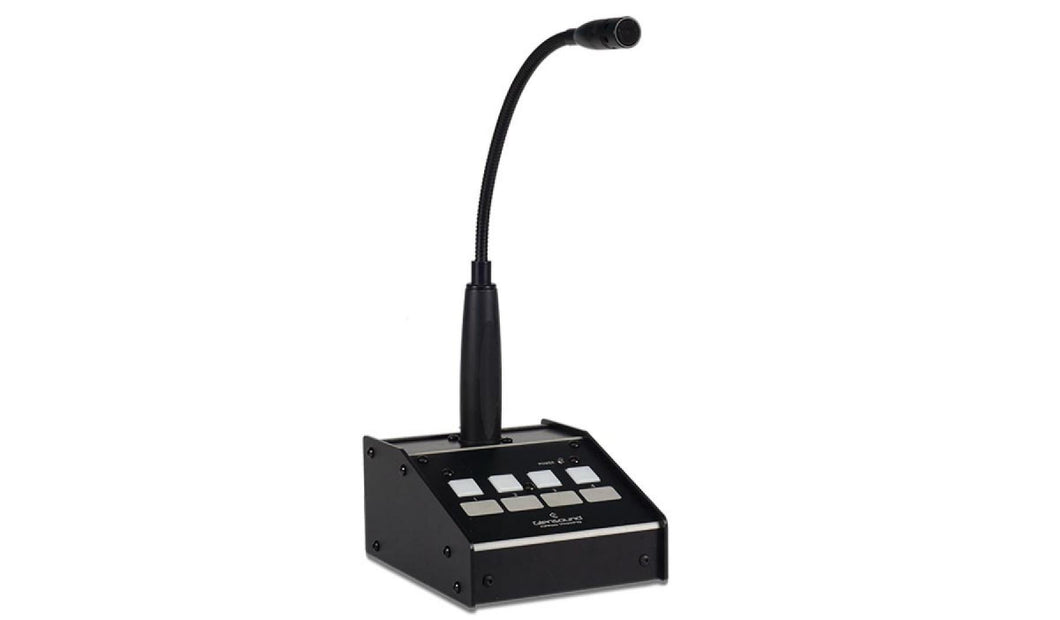 Beatrice PM4 - Four channel paging mic (includes gooseneck mic)