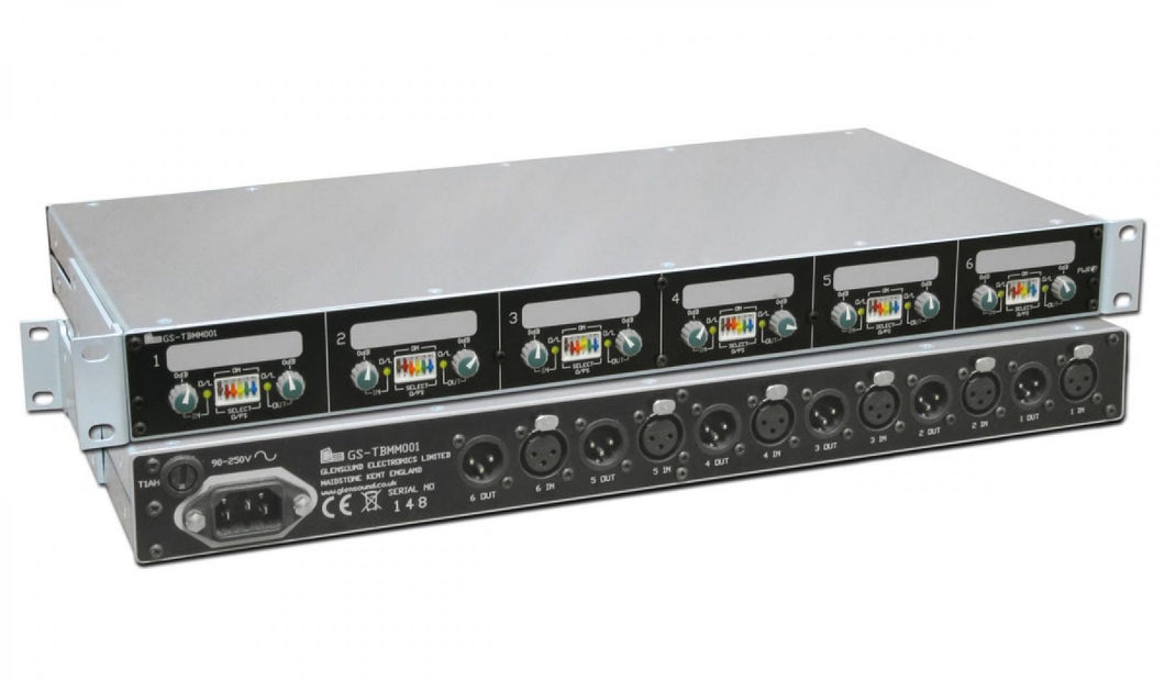 GS-TBMM001 - 6 x 6 Talkback Matrix Mixer