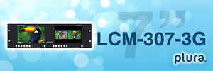 Plura LCM-307-3G Rackmount Monitors