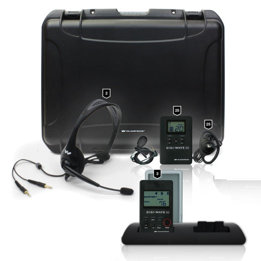 Series Wireless Intercom System for up to Four Participants