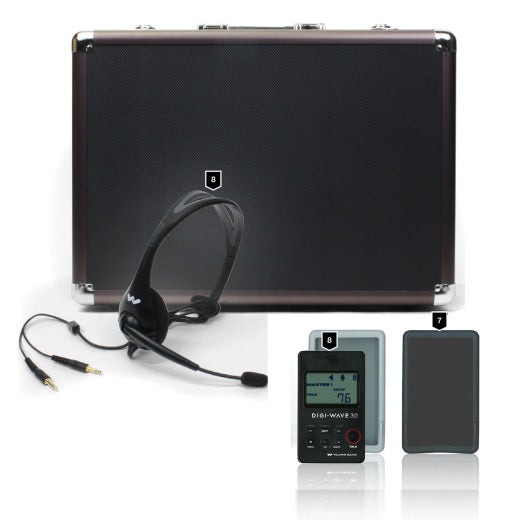 Digi-Wave 300 Series Wireless Intercom System for up to Eight Participants