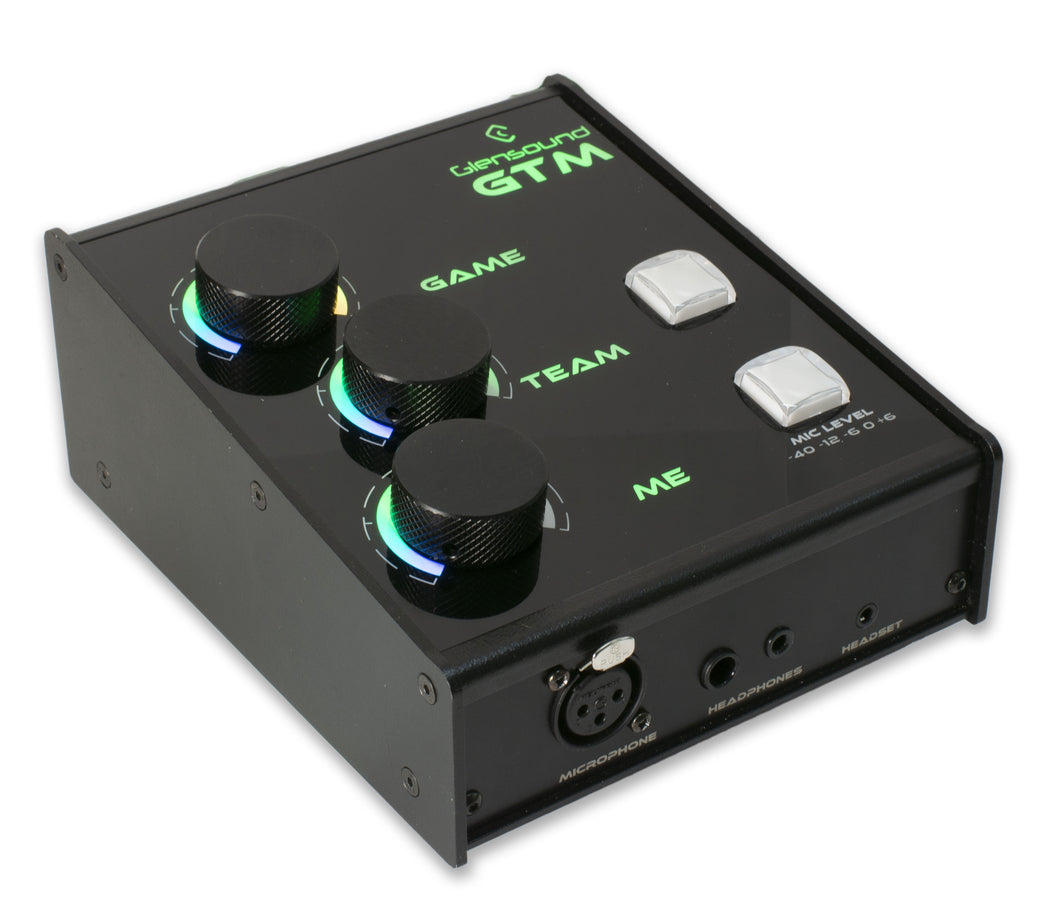GTM - eSports gamers interface, talkback & monitoring mix controller, and signal generator
