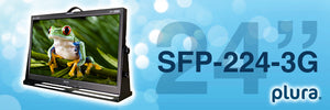 Plura SFP-224-3G 24" – SFP Broadcast Monitor (1920x1200)