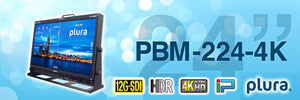 PBM-224-4K 24" - Ultra Narrow Bezel Monitor