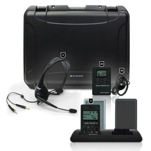 Digi-Wave 300 Series Interpretation System for up to Two Presenters and up to 20 Listeners