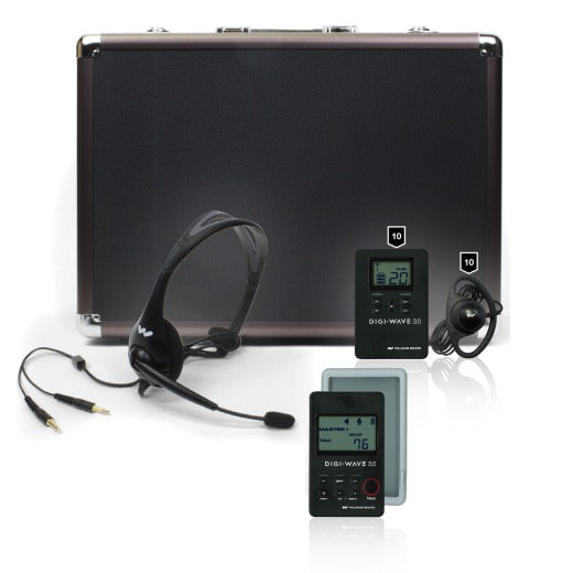 Digi-Wave 300 Series Tour Guide System for One Guide and up to 10 Listeners