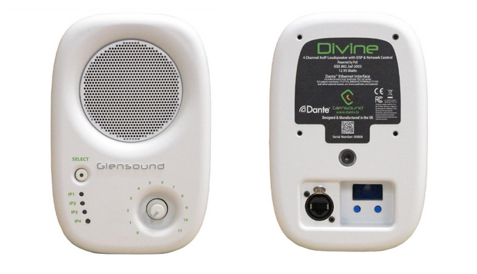 DIVINE - PoE Powered 4 Input Active DSP & Network Controlled Loudspeaker