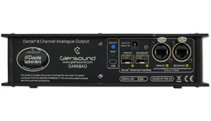 DARK8O - 8 outputs on XLR with dual CAT5 and optical DANTE interface