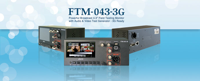 FTM-043-3G 4.3" Broadcast Monitoring Station