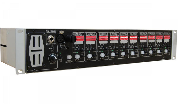 GS-FW-033 - 10 Channel 4W Subrack with 10 x 10 Matrix Switcher