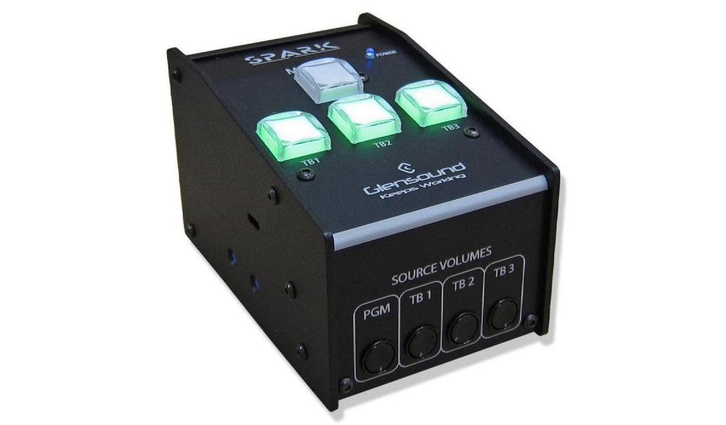 SPARK 3 - Compact single user desktop commentary with 3 talkbacks in/out. Dante/AES67