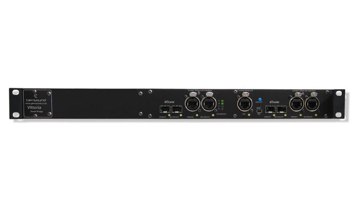 VITTORIA DD - Dante network audio bridge.  32 x 32 channels across two completely isolated Dante networks